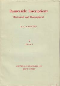 image of Ramesside Insciptions V: 1-19 (Complete)
