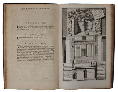 Veterum sepulcra seu mausolea romanorum et etruscorum. - [LAVISHLY ILLUSTRATED WORK ON ROMAN AND ETRUSCAN TOMBS] (photo 5)