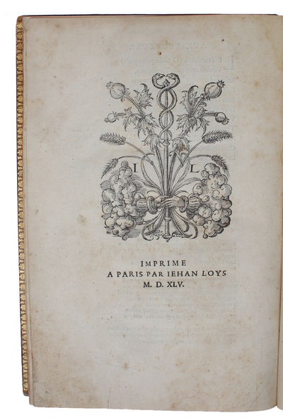 Les dix premiers livres de l’Iliade. traduictz en vers françois par M. Hugues Salel. - [THE FIRST SUCCESFUL VERSION OF THE ILIAD IN MODERN FRENCH VERSE] (photo 5)