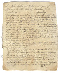 Manuscript Document, Related to Highways in the City of Baldwin, Maine