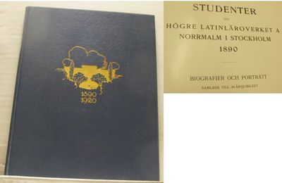 Studenter vid Högre Latinläroverket å Norrmalm i…