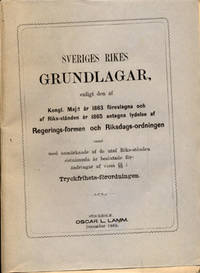 Sveriges rikes grundlagar, enligt den af Kongl.…