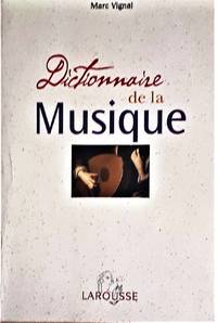 Dictionnaire de la Musique