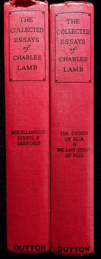 The essays of Elia: And the Last essays of Elia, (The collected essays of Charles Lamb in two...