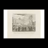 Arrival of his Doorl. Hoogh. Willem de V. also of Koningl. Gemalinne and Mortal Spruits, in...