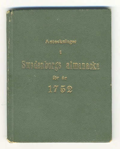 Anteckningar i Swedenborgs almanacka för år 1752,…