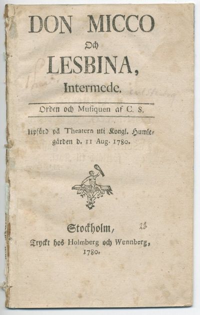 Don Micco och Lesbina, intermede. Orden och…