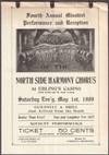 Fourth Annual Minstrel Performance and Reception of the North Side Harmony Chorus at Eblings's...