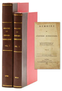 cover of Memoirs of Stephen Burroughs