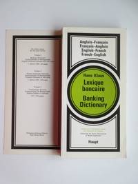 image of Banking dictionary: English-French, French-English