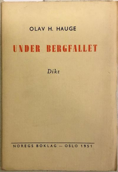 Under bergfallet. Dikt
