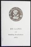 By-Laws and Standing Resolutions of the Red Rose Coin Club, Inc. of Lancaster, Pennsylvania; issued July 1971
