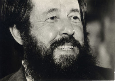 ALEKSANDR SOLZHENITSYN (1970s) Set of 2 photos