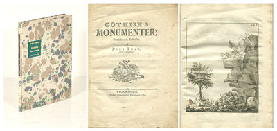 Göthiska monumenter; samlade och beskrifne. (I).