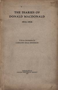 The Diaries of Donald Macdonald 1824-1826 by Macdonald, Donald - 1942