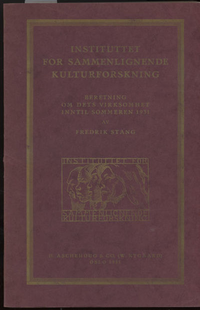 Instituttet for sammenlignende kulturforskning.…