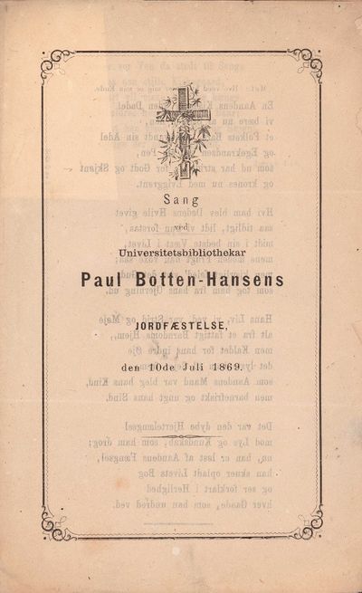 Opsang. Bilag til “Dagens Nyheder” No 177. (1892).