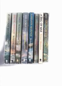 cover of 8 Volumes in the Saga of Nathaniel Drinkwater:An Eye of the Fleet; In Distant Waters; Baltic Mission; 1805; The Corvette; A Private Revenge; A King's Cutter; A Brig of War -by Richard Woodman ( Naval Fiction )