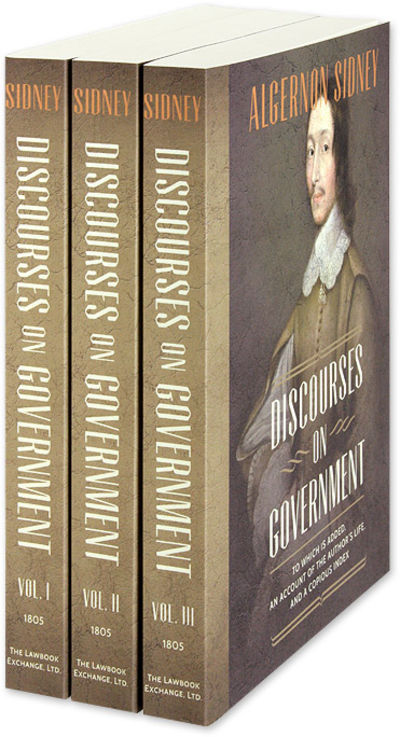 Discourses on Government. 1st American edition. 3 Vols. PAPERBACK
