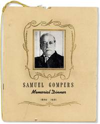Samuel Gompers Memorial Dinner - Hotel Casey, Scranton, Pennsylvania. February 3, 1951