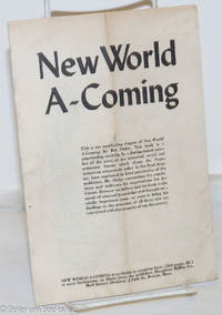 image of New world a-coming