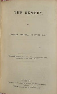 Review of THE AFRICAN SLAVE TRADE [Extracted from THE BRITISH AND FOREIGN REVIEW, OR EUROPEAN QUARTERLY JOURNAL, No. XVIII] bound with THE REMEDY bound with THE REMEDY