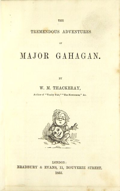 London: Bradbury & Evans, 1855. First edition thus, 8vo, pp. 75, Van Duzer 227; bound with: Thackera...