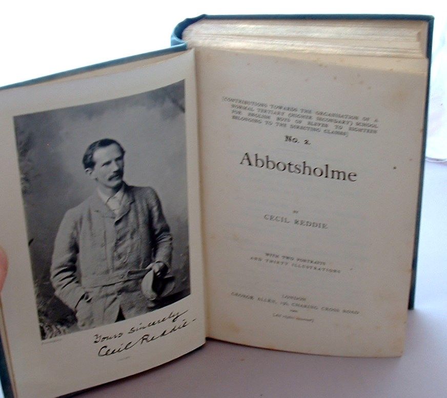 Abbotsholme by Cecil Reddie First Edition First Printing 1900