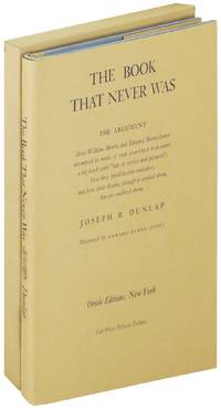 The Book That Never Was. The Argument: How William Morris and Edward Burne-Jones attempted to make of The Earthly Paradise a big book with "lots of stories and pictures"; how they fared in this endeavor; and how their dream, though it evaded them, has yet outlived them