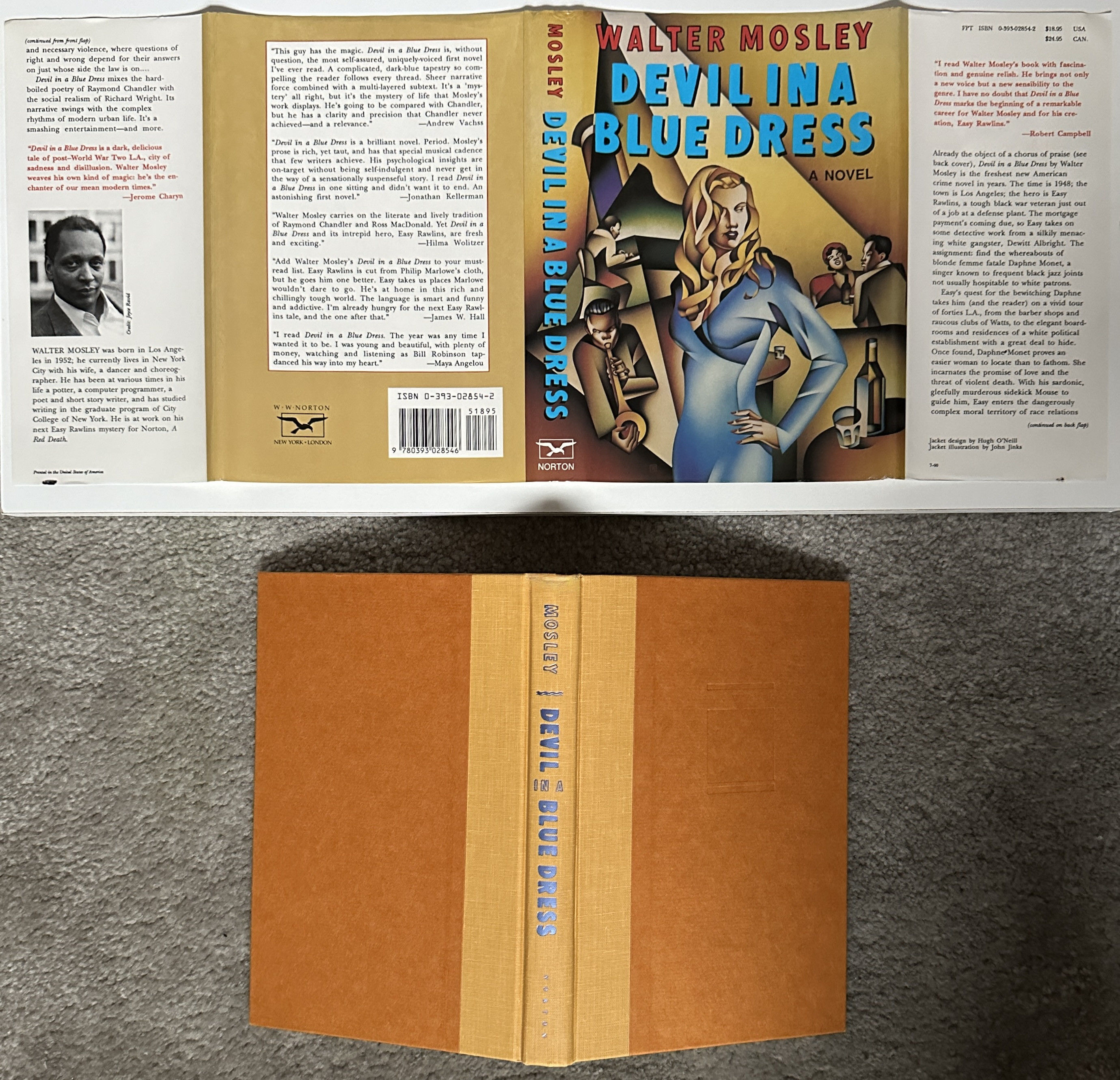 Farewell Amethystine Devil In A Blue Dress - Easy Rawlins Mystery Paperback  By Walter Mosley, Good Condition Paperback Devil In A Blue Dress Good  Condition