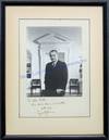 Lyndon B. Johnson Signs A Large Picture To Supreme Court Justice Abe Fortas, Writing Whom There Is No Better