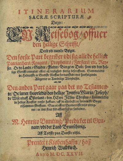 Itinerarium Sacræ Scripturæ. Det er : En Reisebog…
