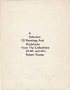 A Selection of Paintings and Sculptures from the Collections of Mr. and Mrs. Robert Rowan (Original catalog for the 1967 exhibition)