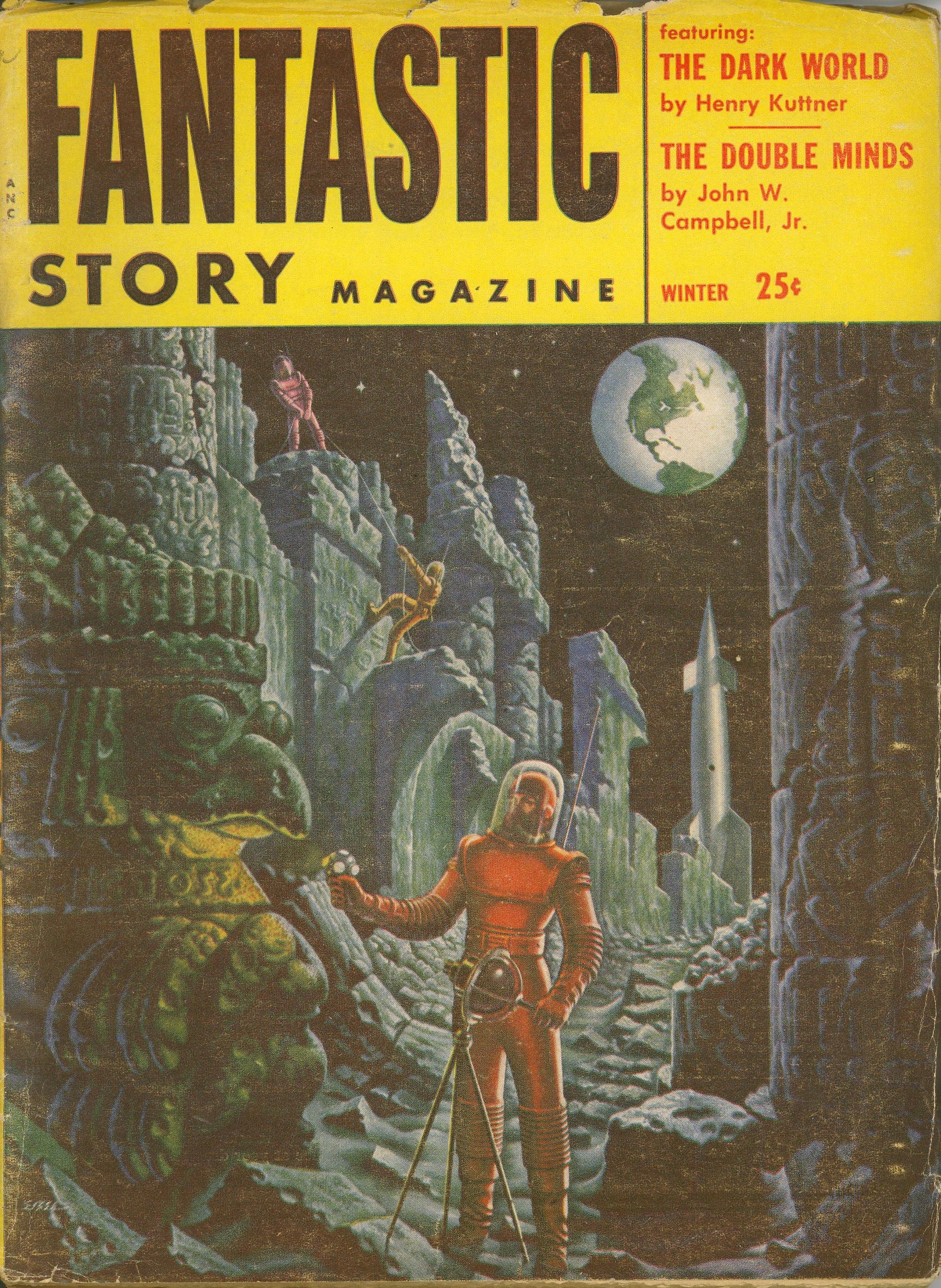 Fantastic Story Magazine - Winter 1953 by Kuttner, Henry; Dickson