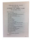 Polar Bear Post No. 436 of the Veterans of Foreign War of the United States. [title on first page]