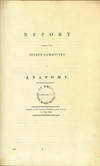 Report of the select committee on anatomy