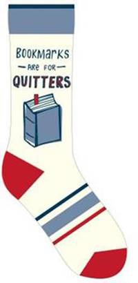 Bookmarks are for Quitters Socks - Unisex