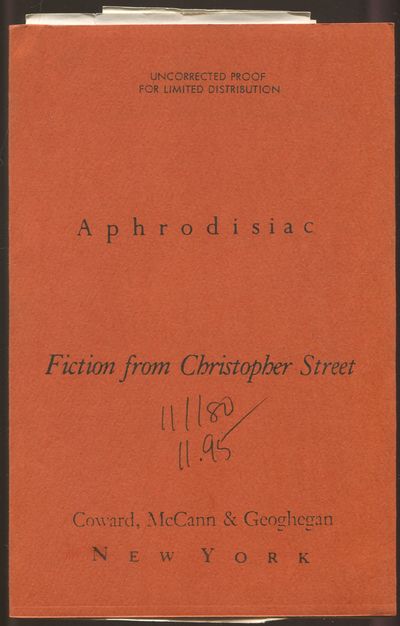 Aphrodisiac: Fiction from Christopher Street