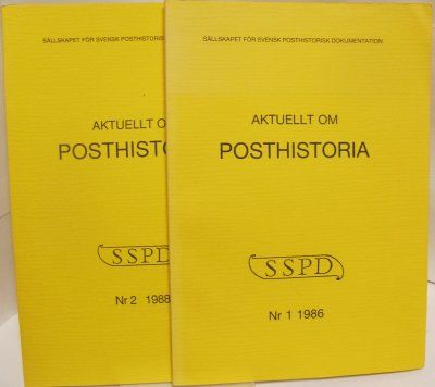 Aktuellt om posthistoria Nr. 1 & 2.