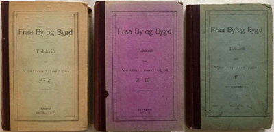 Fraa By og Bygd 1870-1874. Tidsskrift aat…