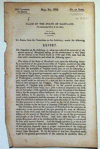 Claim of the State of Maryland [To accompany bill H. R. No. 464.] July 11 1854
