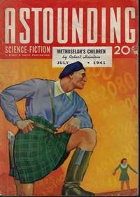 ASTOUNDING Science Fiction: July 1941 (&quot;Methuselah&#039;s Children&quot;) by Astounding (Robert Heinlein; Alfred Bester; Clifford D. Simak; A. E. van Vogt; Nelson S. Bond; Anson MacDonald - aka Robert Heinlein; Frank Belknap Long; R. S. Richardson) - 1941