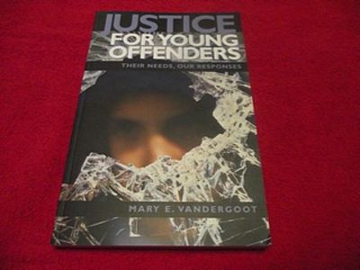Justice For Young Offenders Their Needs Our Responses By Mary E Vandergoot Paperback 2006