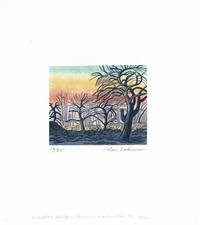 image of A COLLECTION OF 6 COLOR AND 2 BLACK & WHITE SIGNED LIMITED EDITION WOODCUTS BY JOHN LEHMAN OF THE KATYDID PRESS.