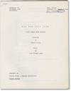 Run For Your Life: Night Train from Chicago (Original screenplay for the 1966 television episode)