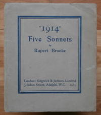 1914.&quot; Five Sonnets by Brooke, Rupert - 1915