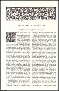 cover of The Author of Beltraffio; Part 2. A Short Story. An original article from the English Illustrated Magazine, 1884