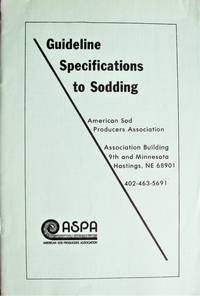 image of Guidline Specifications to Sodding