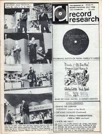 Record Research: The Magazine of Record Statistics and Information, Issue 91, July 1968 de Colton, Bob; Kunstadt, Len - 1968