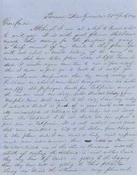 1849 Letter Describing Crossing Panama on the Way to California: “They do not understand Americans”